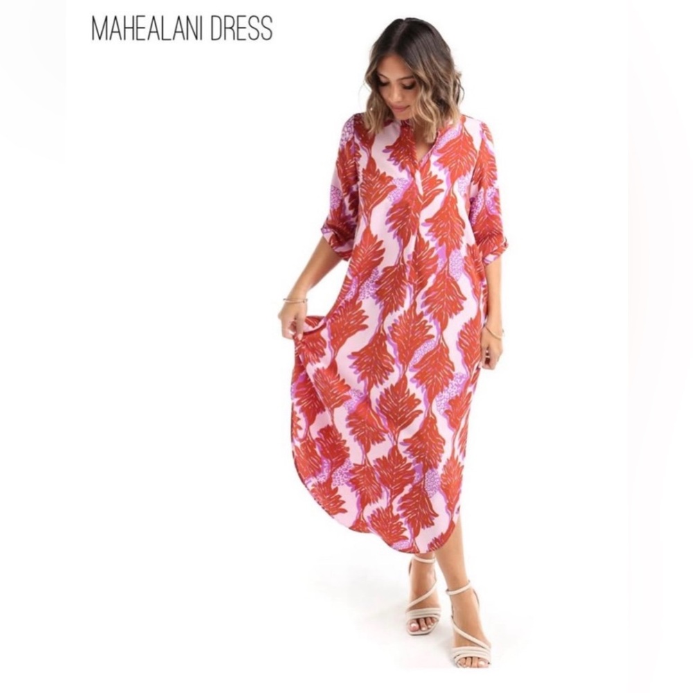 BNWT Manuheali’i Mahealani Dress Size L - Picture 2 of 2